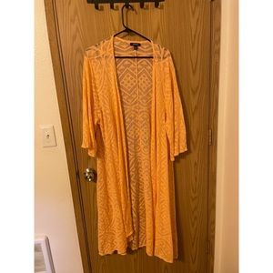 Torrid peach kimono